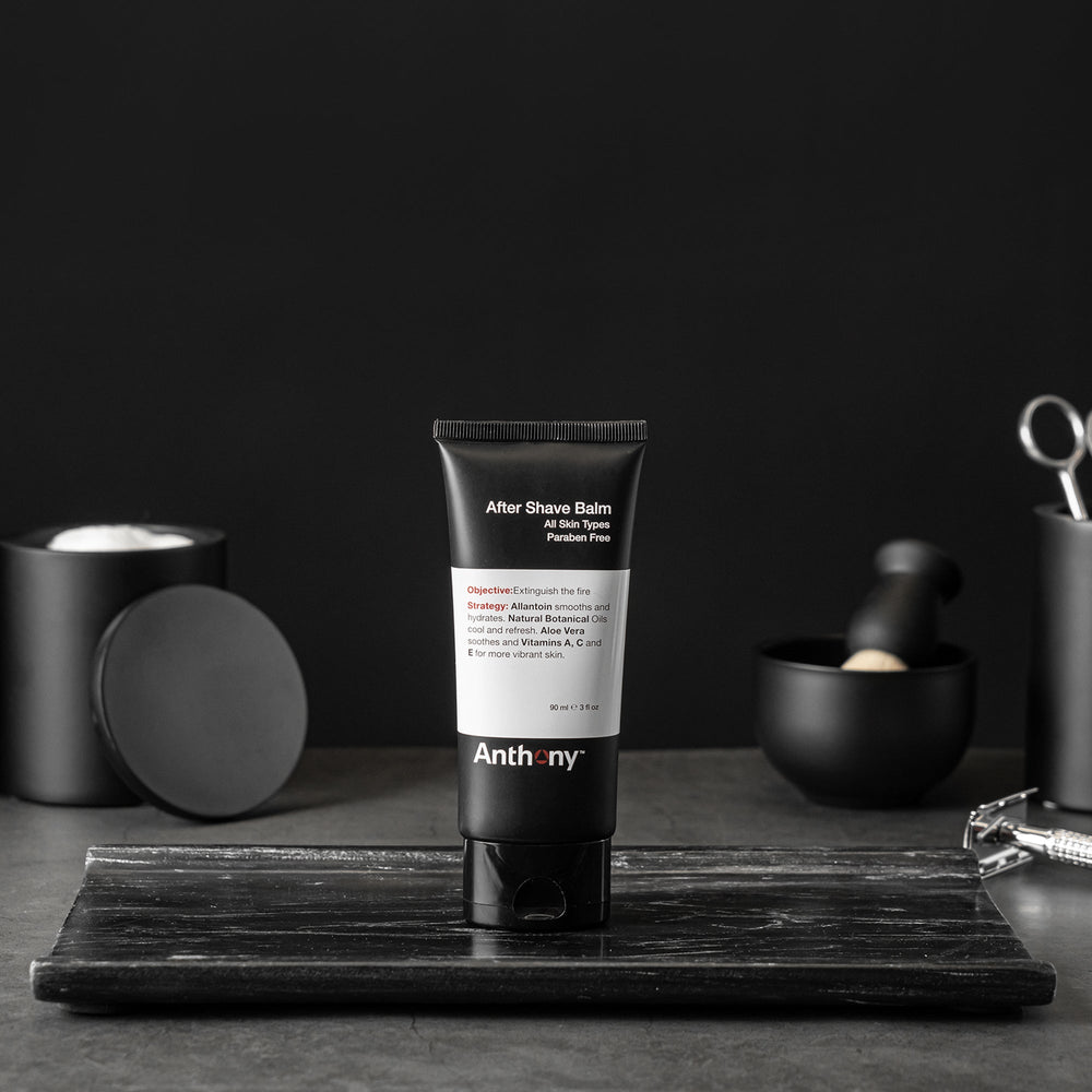 After-shave Treatment Balm For Razer Bumps and Burns Infused With Vitamin  A, C and E – Anthony EU