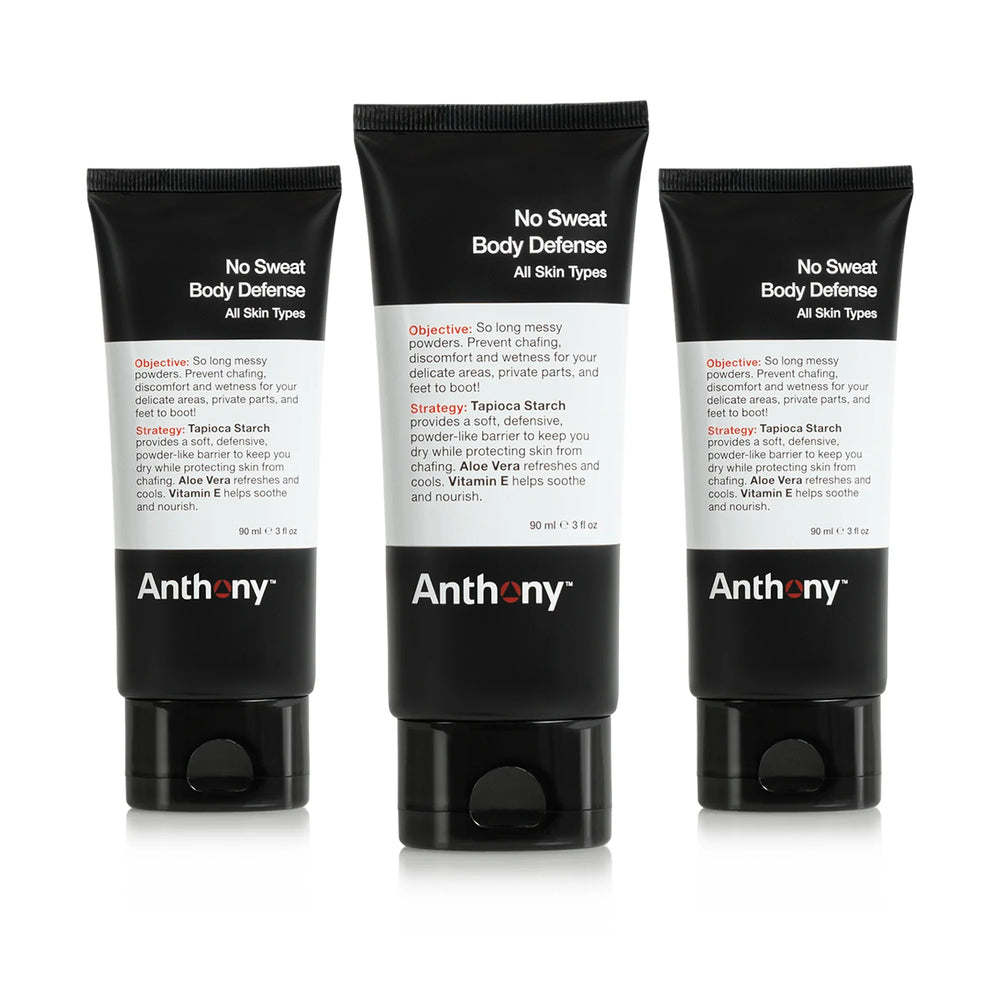 No Sweat Body Defense 3-Pack (€72 Value)