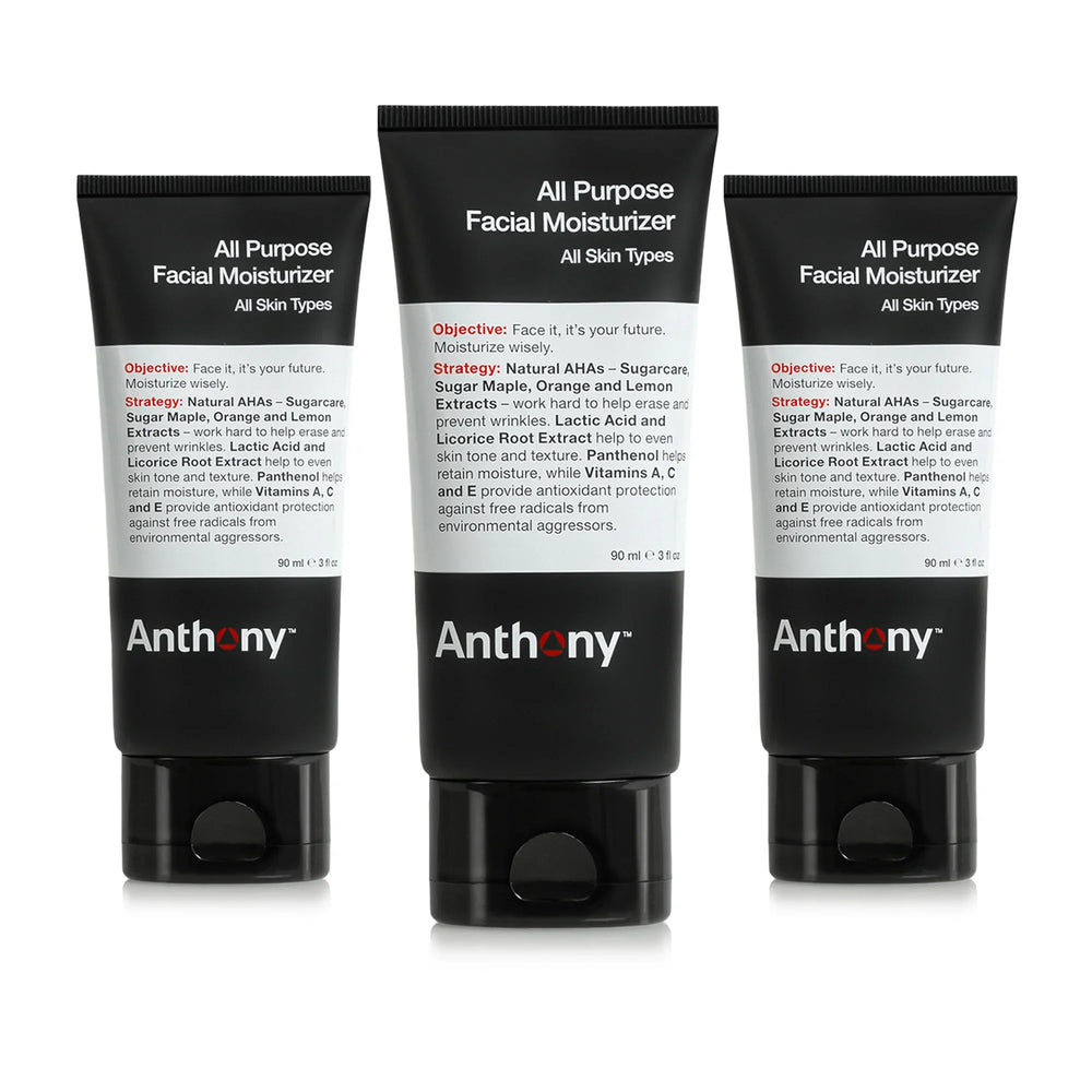 All Purpose Facial Moisturizer 3-Pack (€102 Value)